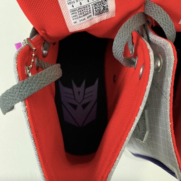 CONVERSE Chuck Taylor All Star Transformers Decepticons Special edition New - Picture 11 of 14
